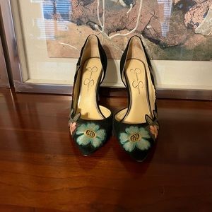 Perfect for summer - floral Jessica Simpson heels